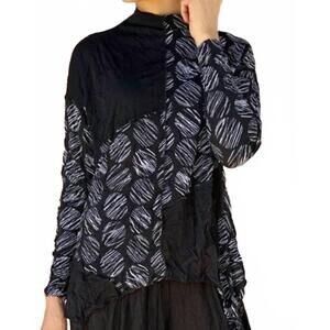 NEW CHALET ET CECI brighton long sleeve top in black